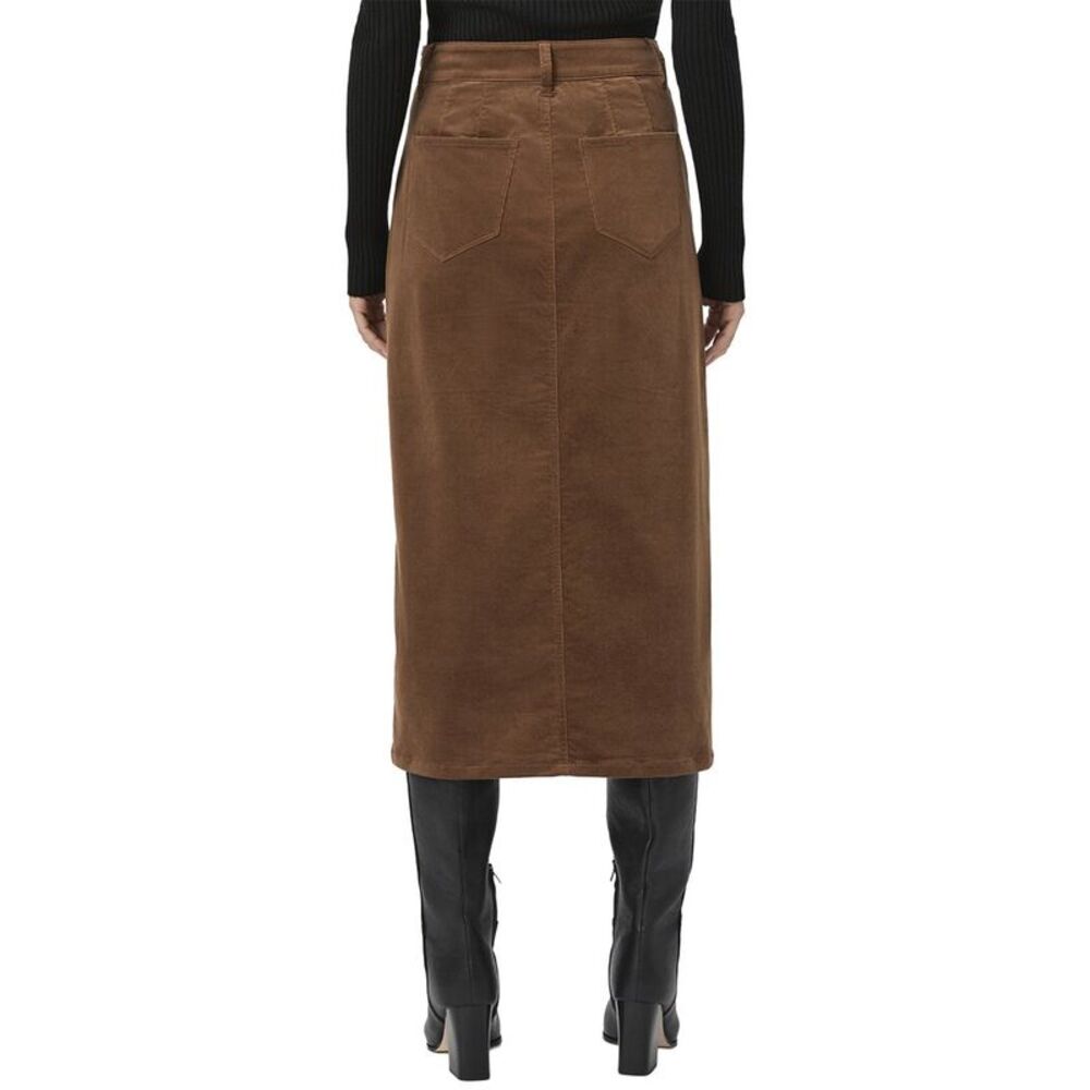 Paige Womens   Meadow Midi Skirt, Brown - Picture 2 of 5